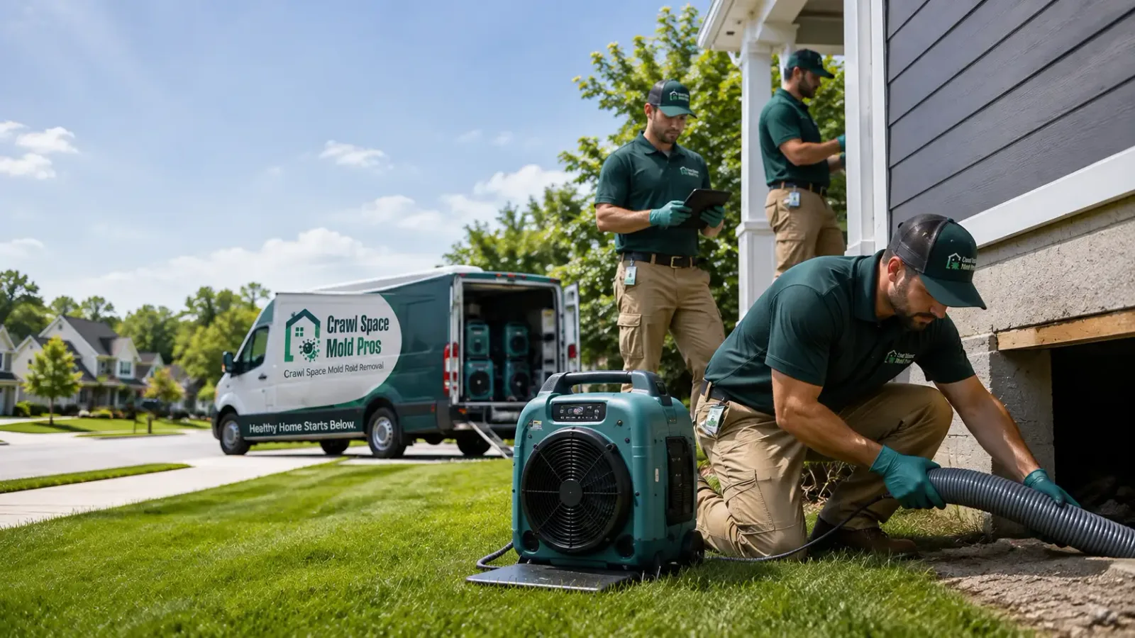 Crawl Space Mold Removal in Great Falls, VA